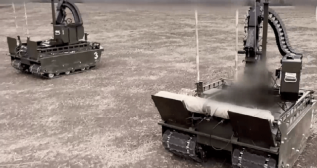 الدفاع الروسية تكشف عن روبوت مقاتل مجنزر جديد