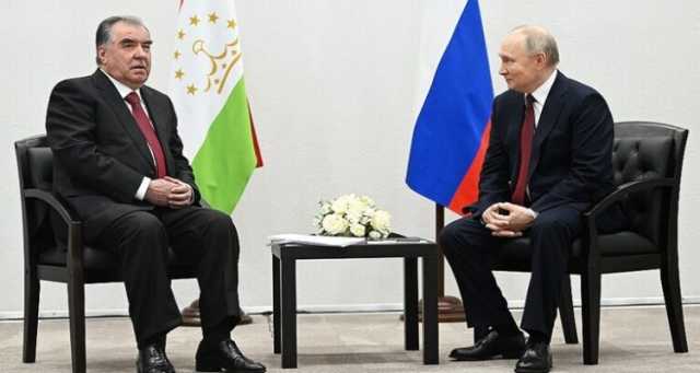 بوتين ورحمون يبحثان تعاون روسيا وطاجيكستان في مكافحة الإرهاب وقضايا الهجرة