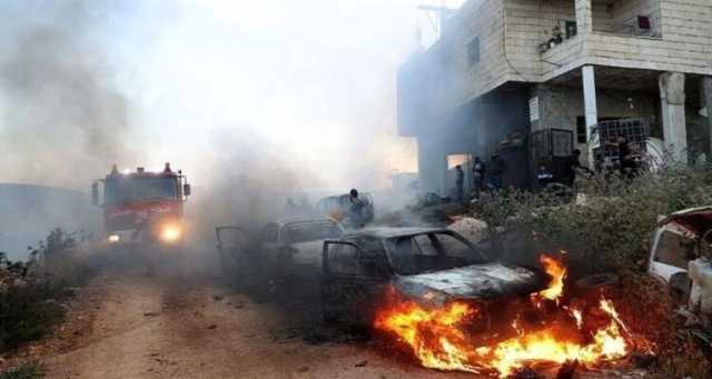 الضفة.. مستوطنون يهاجمون قرية فلسطينية ويحرقون سيارة