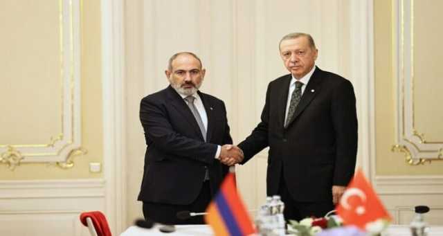 أردوغان وباشينيان يعربان عن رغبتهما في تطبيع العلاقات بين تركيا وأرمينيا دون شروط مسبقة