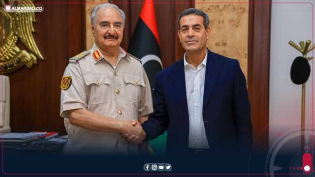 المشير حفتر لـ السايح: ندعم جهود المفوضية في تحقيق انتخابات حرة ونزيهة تعكس إرادة الشعب الليبي