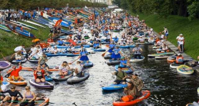 إدراج مهرجان بطرسبورغ SUP Board على موسوعة الأرقام القياسية الروسية