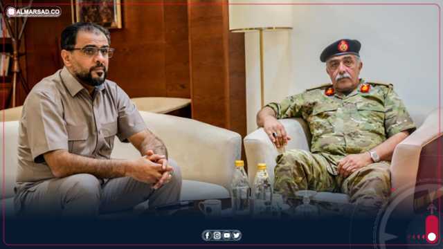 حماد يبحث مع الفريق الناظوري تعزيز التعاون بين الحكومة والقوات المسلحة