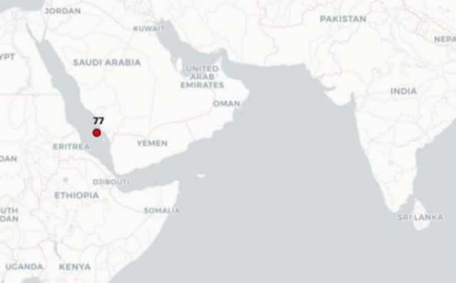هيئة بريطانية: حادثة بالقرب من مدينة الشقيق السعودية على البحر الأحمر