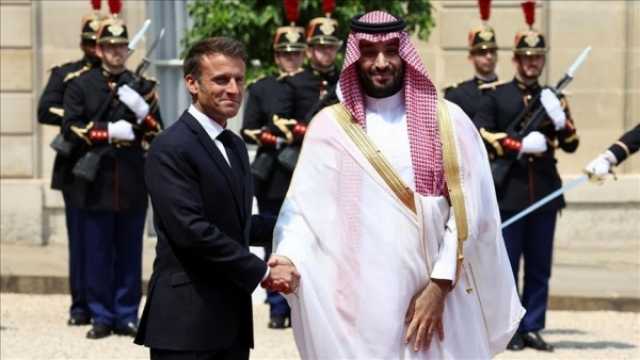 ابن سلمان يبحث مع ماكرون تطورات الوضع في غزة