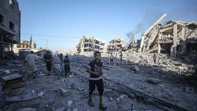 'الإعلامي الحكومي بغزة': قصف إسرائيل هدم 5500 مبنى سكني