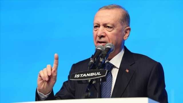 أردوغان: غزة تشهد اليوم انتهاكا صارخا لـ'الإعلان العالمي لحقوق الإنسان'