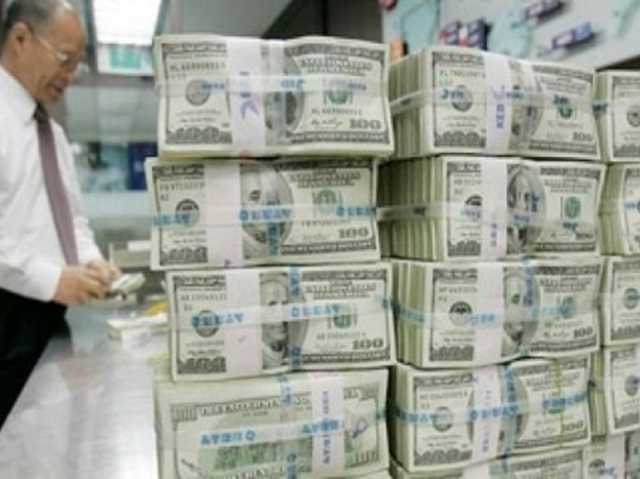  ارتفاع احتياطيات النقد الأجنبي في كوريا الجنوبية مع انخفاض قيمة الدولار