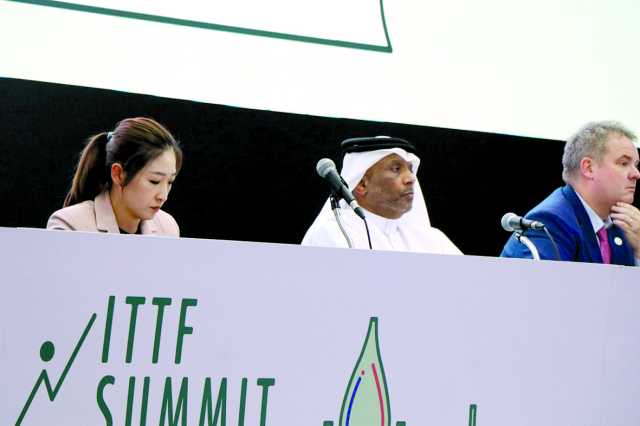 «الدوحة» تستضيف عمومية دولي الطاولة 2025