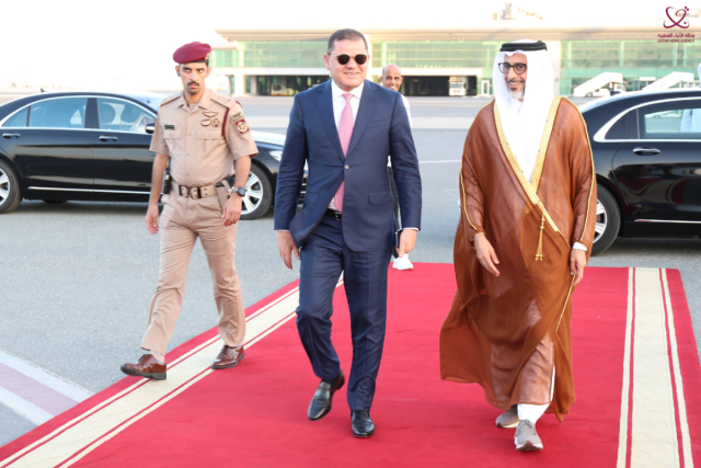 رئيس حكومة الوحدة الوطنية بدولة ليبيا يغادر الدوحة