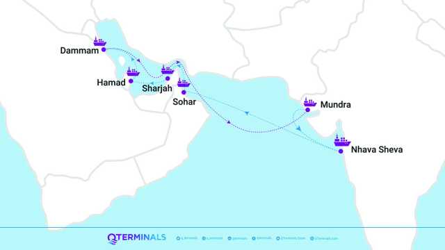 «كيوتيرمنلز»: خط ملاحي جديد يربط قطر بميناءين رئيسيين في الهند