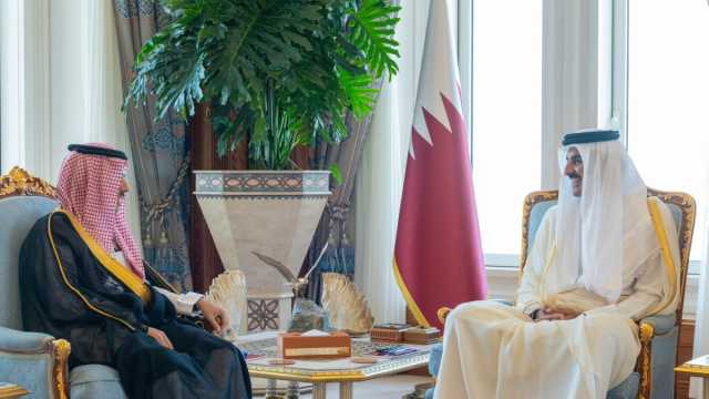 سمو الأمير يستقبل وزير الخارجية السعودي