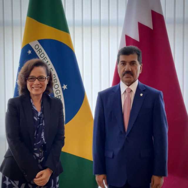 مشاورات سياسية بين دولة قطر وجمهورية البرازيل الاتحادية