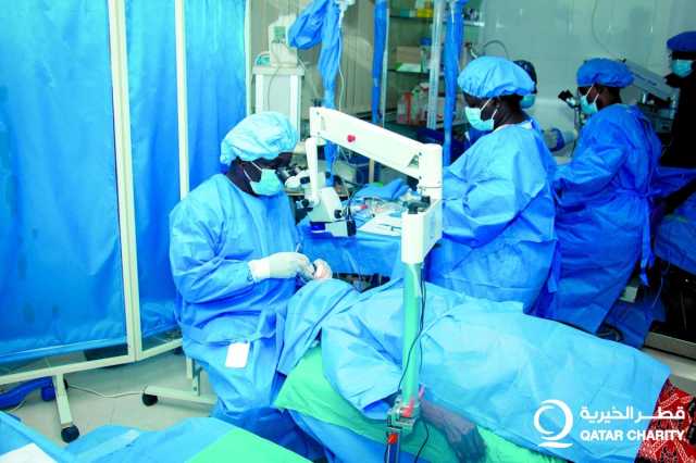 قطر الخيرية تجري مئات العمليات التصحيحية للعيون بغانا
