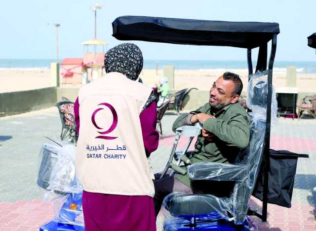 مشاريع قطر الخيرية تعيد الأمل لذوي الإعاقة