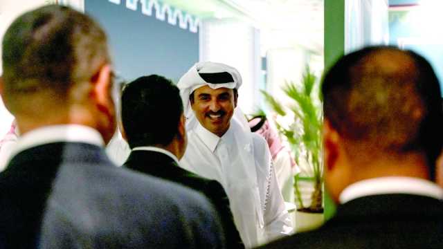سمو الأمير يحضر حفل استقبال منتدى الدوحة 2023