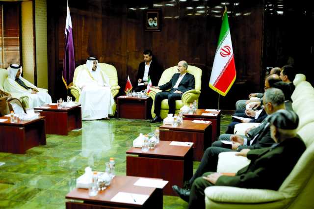 قطر وإيران تبحثان سبل تعزيز التعاون