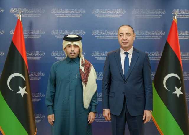 المكلف بتسيير أعمال وزارة الخارجية الليبية يجتمع مع سفيرنا