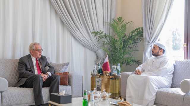 وزير الدولة بوزارة الخارجية يجتمع مع المنسق الخاص للأمم المتحدة لعملية السلام في الشرق الأوسط