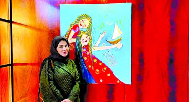 لينا العالي لـ «العرب»: أشارك بلوحتين في «سمبوزيوم الخليج» للفنون