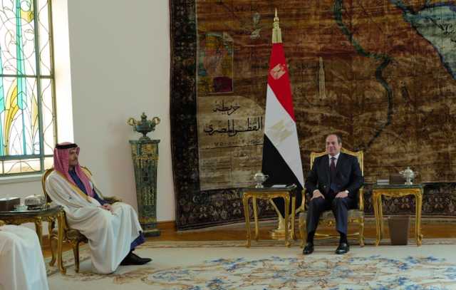 الرئيس المصري يستقبل رئيس مجلس الوزراء وزير الخارجية