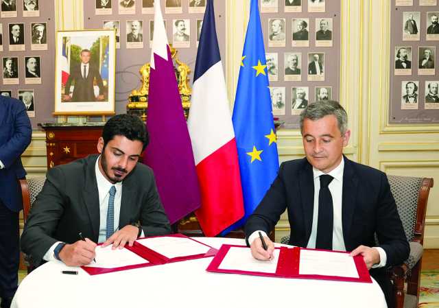 شراكة قطرية فرنسية لتعزيز التعاون الأمني