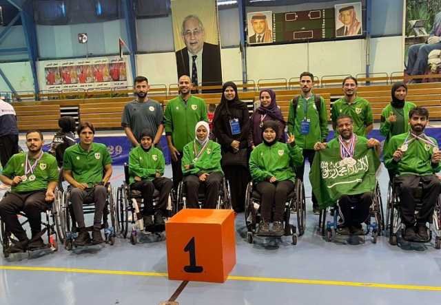 10 ميداليات لأخضر الطاولة البارالمبي في بطولة الأردن الدولية