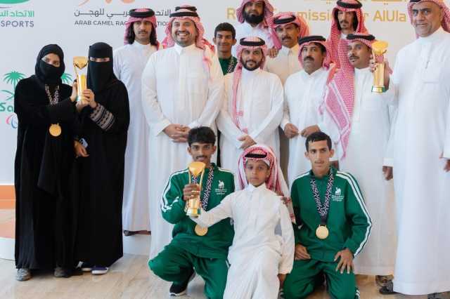لقب بطولة العالم الأولى للقدرة الدولية للهجن ” سعودي”