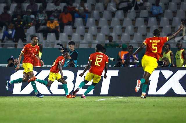 غينيا تتغلب على جامبيا في كأس أمم أفريقيا