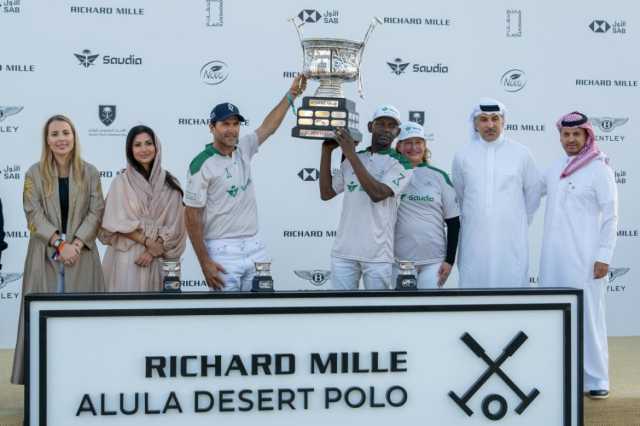 فريق السعودية يتوج ببطولة العلا لبولو الصحراء