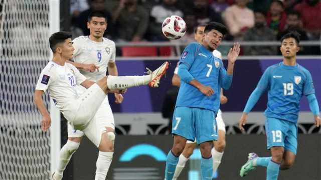 أوزبكستان تدك شباك الهند بثلاثية في كأس آسيا
