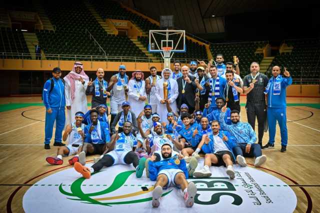 الهلال يتوج ببطولة الدوري الممتاز لكرة السلة