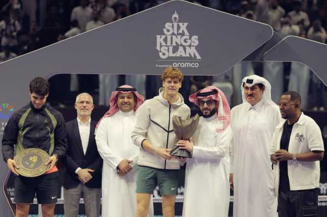 الإيطالي سينر يواصل تألقه عالمياً ويتربع على عرش بطولة “The six Kings Slam” في الرياض