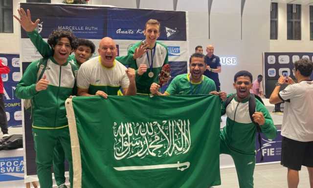 السعودي حسن عابد يحقق فضية كأس العالم للمبارزة