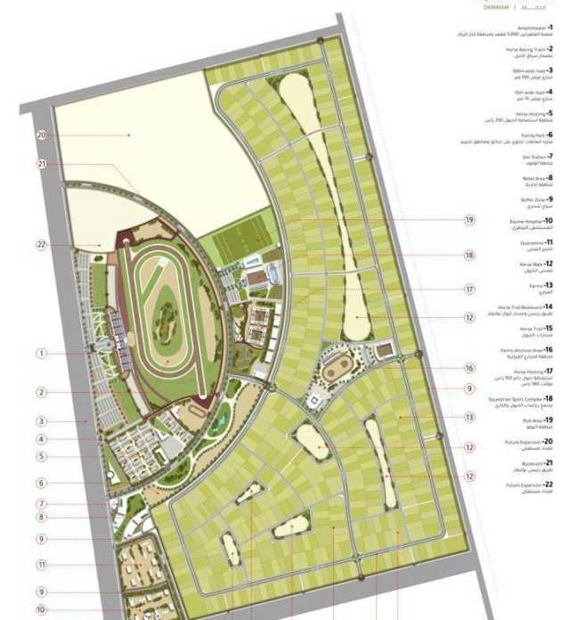 4 ملايين متر مربع| نادي الفروسية بالدمام يدخل حيز التنفيذ
