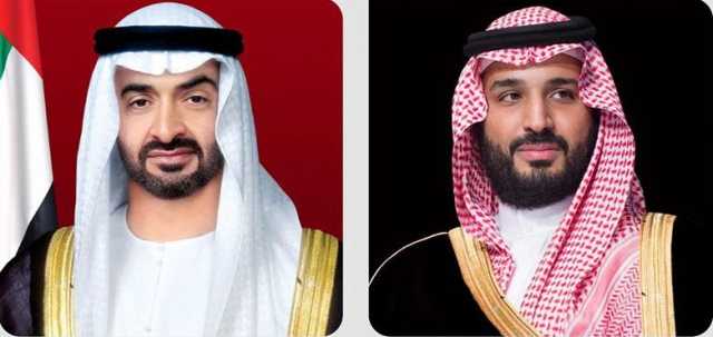 ولي العهد ورئيس الإمارات يستعرضان هاتفيا تداعيات التصعيد العسكري في المنطقة