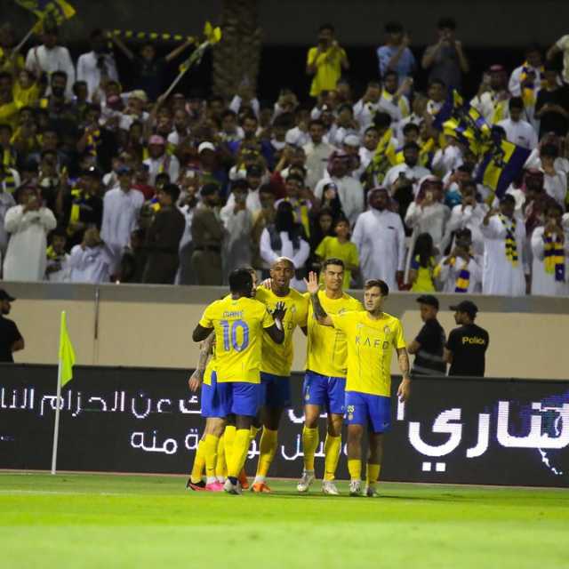 النصر يتخطى الطائي بثنائية في دوري روشن