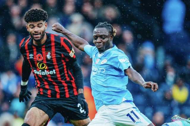 شاهد.. أهداف مباراة مانشستر سيتي وبورنموث (6-1)