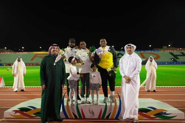 فهد بن جلوي يتوج أبطال ألعاب القوى في دورة الألعاب السعودية