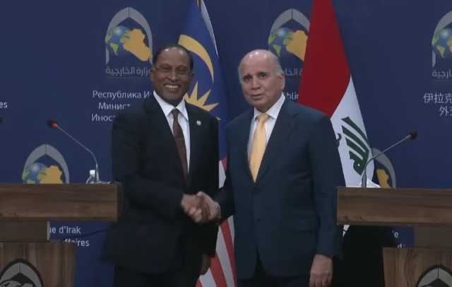العراق وماليزيا يؤكدان على تعزيز التعاون بين البلدين في كافة المجالات