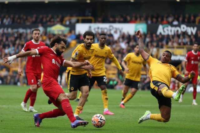 فوز ليفربول على مضيفه وولفرهامبتون 3-1