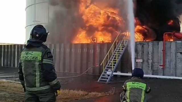 هجوم أوكراني يشعل حريقا بمحطة كهرباء روسية