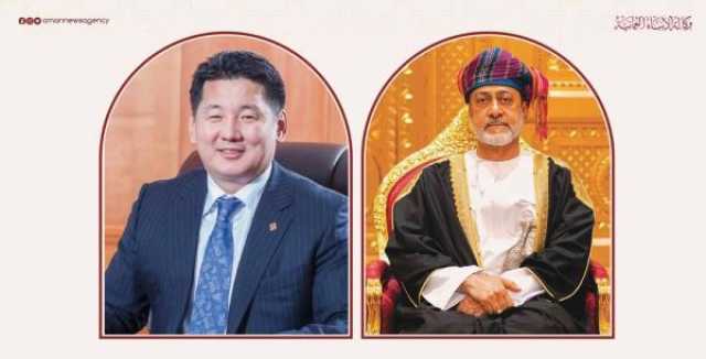جلالة السُّلطان يُهنئ رئيس منغوليا