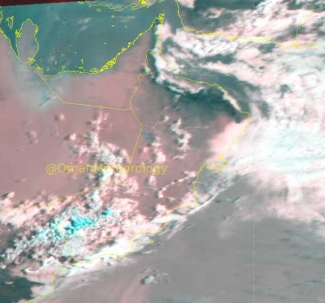 فرص لهطول أمطار متفرقة على بعض المناطق بالسلطنة .. عاجل