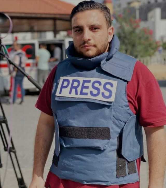 استشهاد الصحفي محمد الثلاثيني في قصف إسرائيلي بمدينة غزة