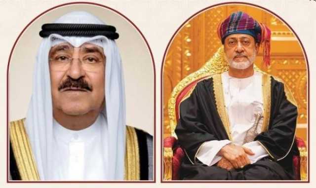 جلالة السلطان يتلقى برقية شكر من أمير الكويت
