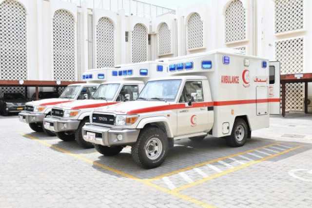 8 سيارات إسعاف من 'اليُسر الخيرية' لصالح وزارة الصحة