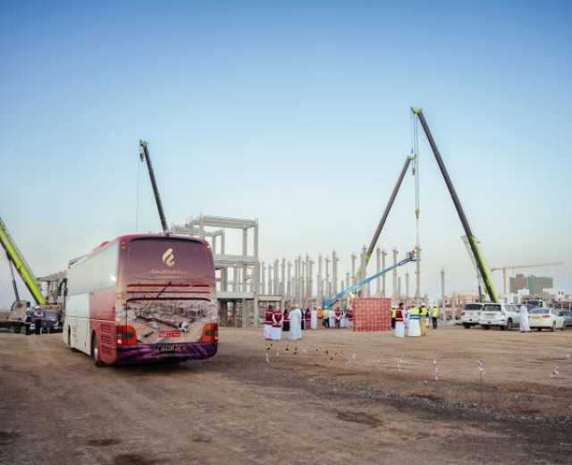 وفد وزاري يطلع على سير الأعمال الإنشائية في 'مدينة السلطان هيثم'