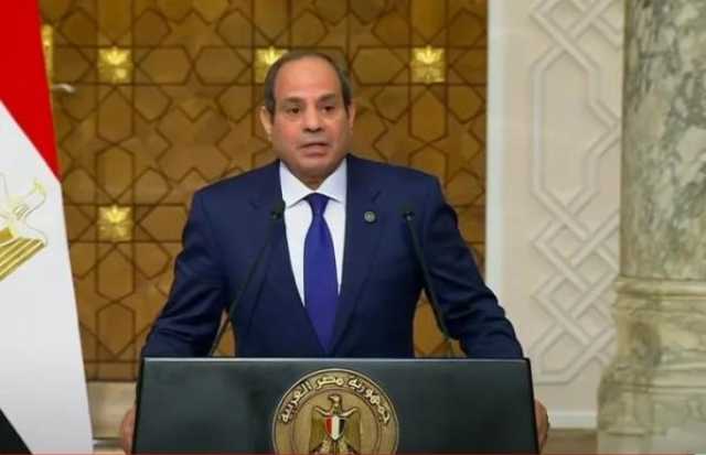 السيسي: ترحيل وتهجير الشعب الفلسطيني 'ظلم لا يمكن أن نشارك فيه'