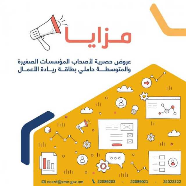 'هيئة تنمية المؤسسات' تحث على الاستفادة من مبادرة «مزايا» في نسختها الثانية